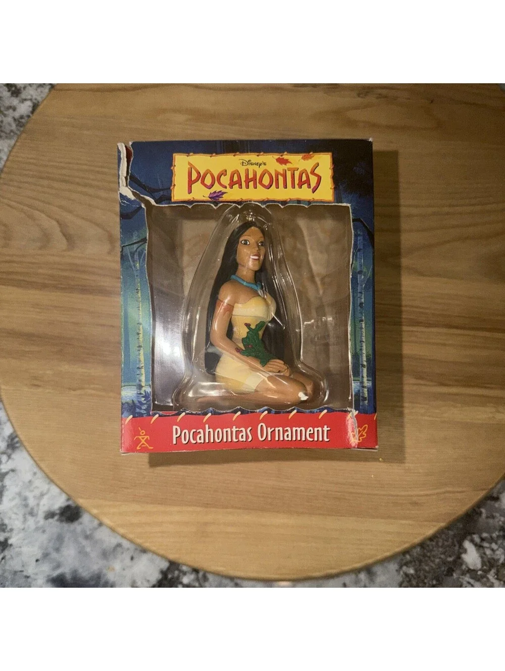 Pocahontas Ornament Exclusive First Issue Box Damage